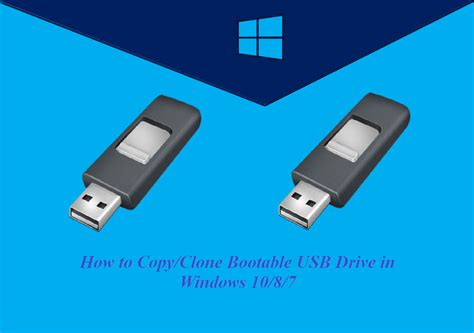 duplicate a bootable usb drive